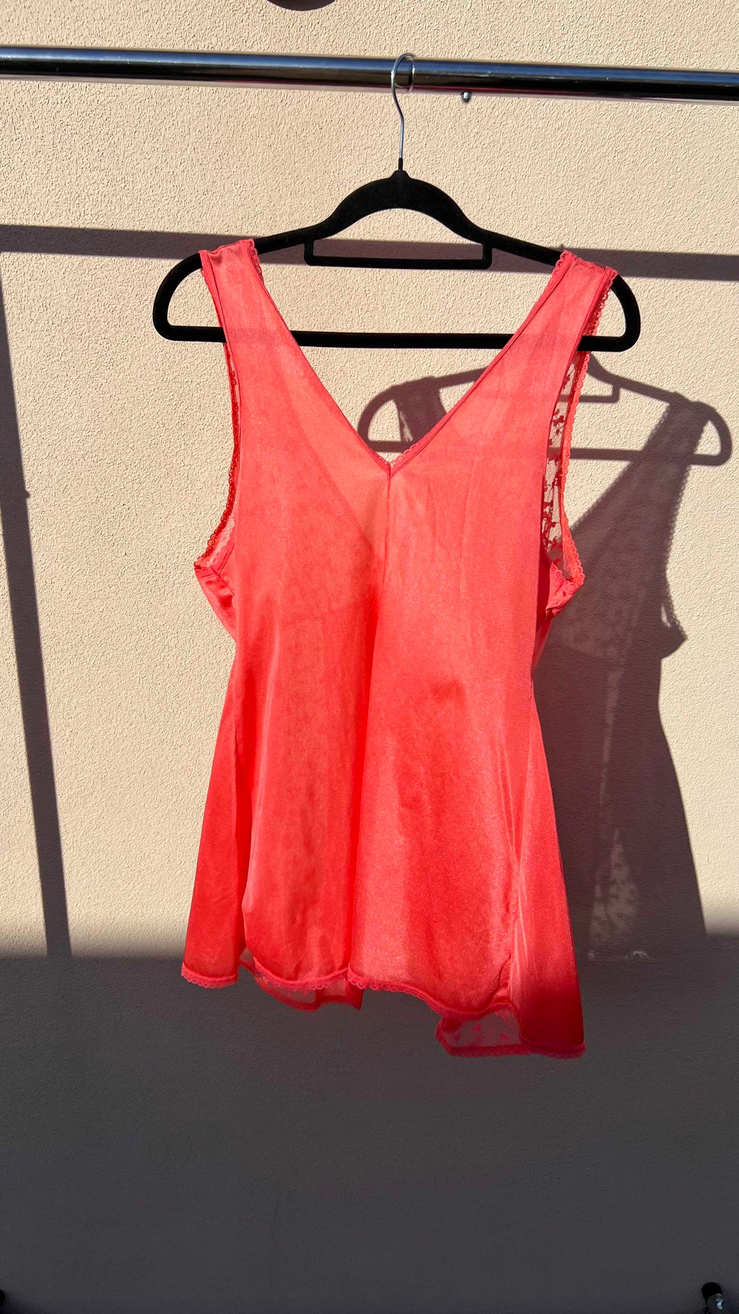 Vintage Pink Lace Cami