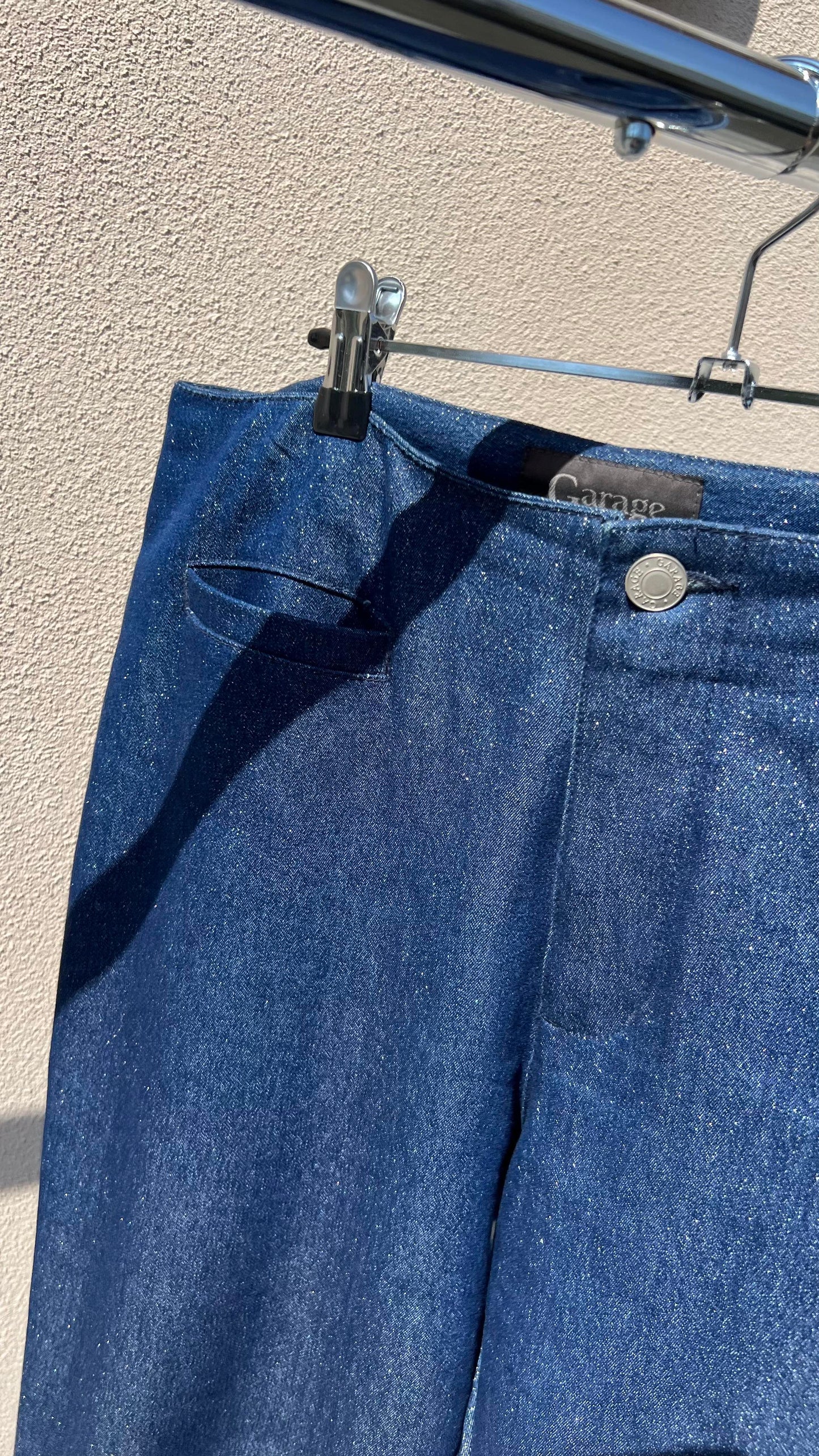 00s Sparkle Denim Flares