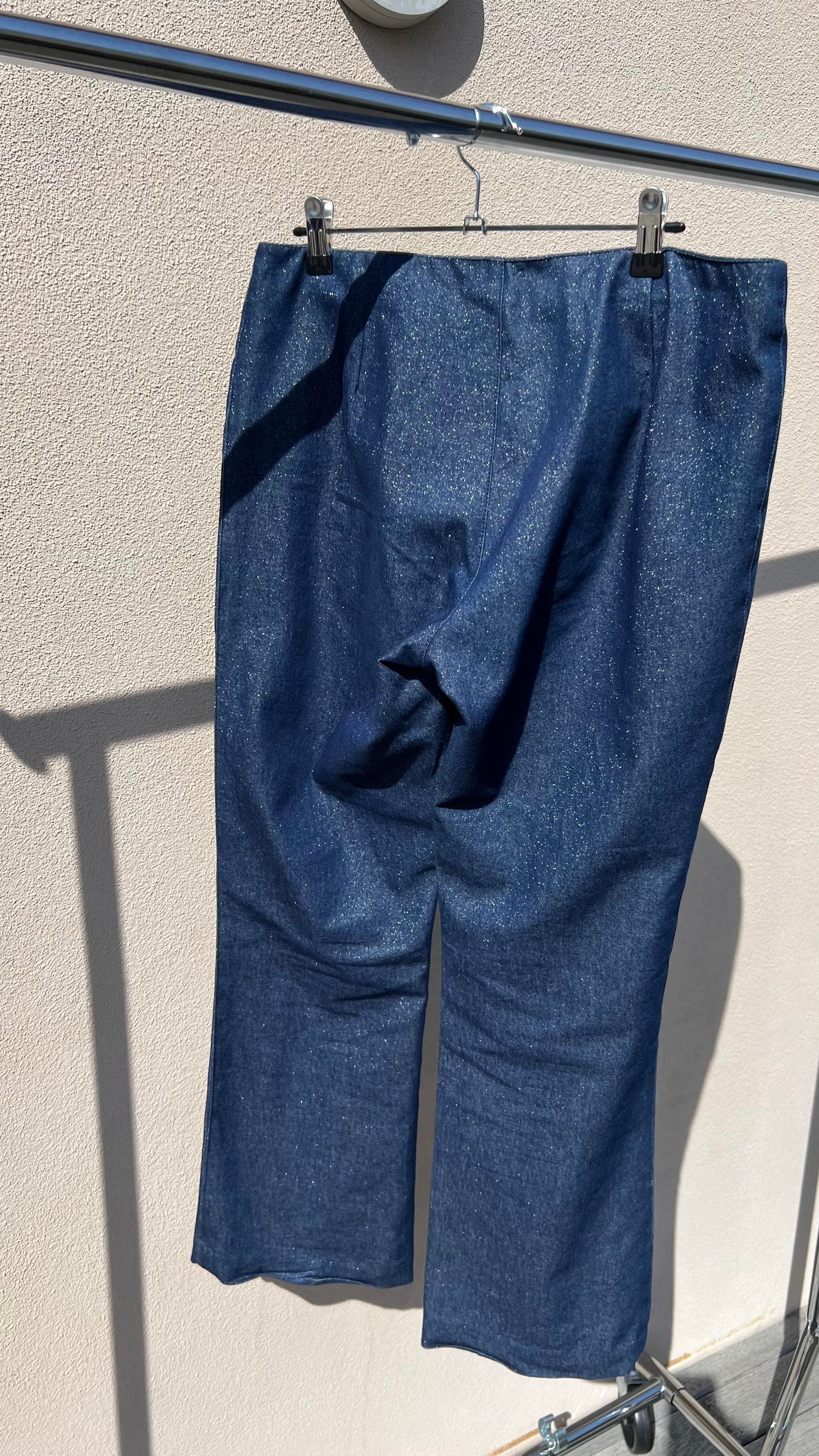 00s Sparkle Denim Flares