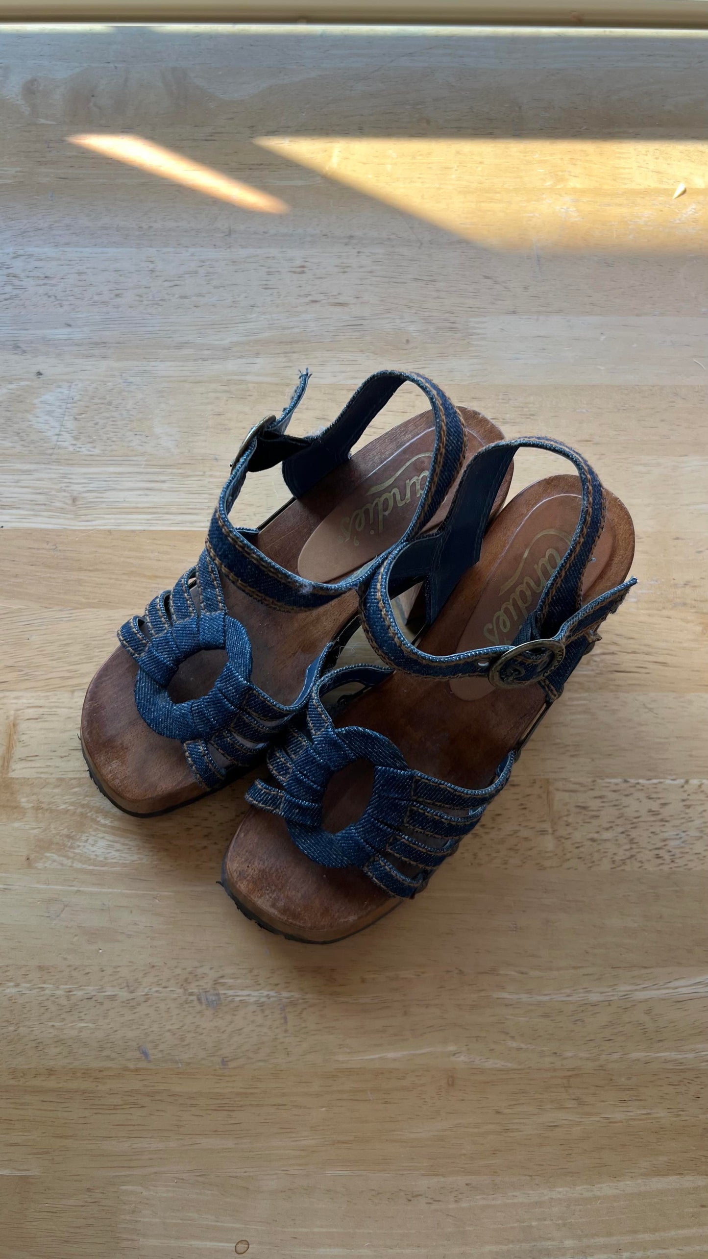 00s Denim Heels