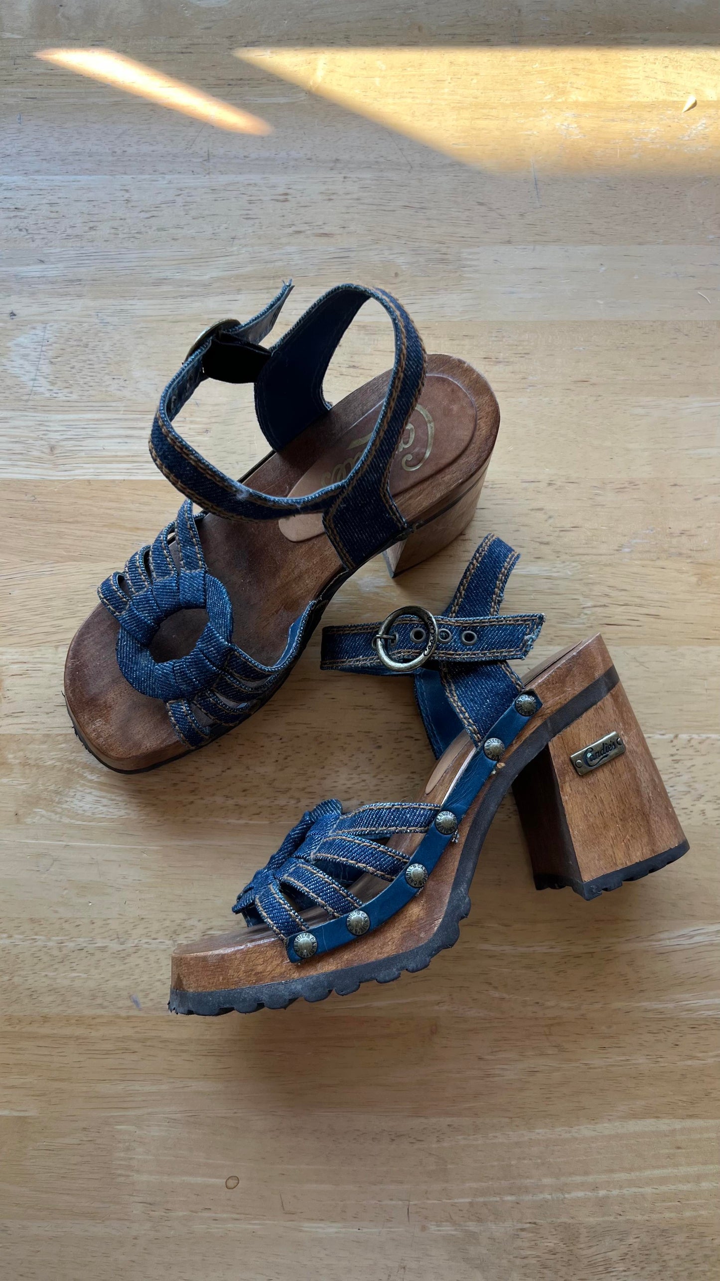 00s Denim Heels