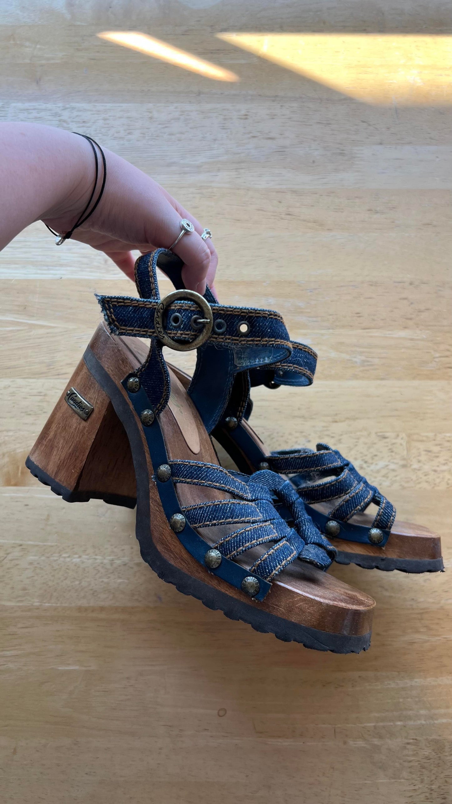 00s Denim Heels