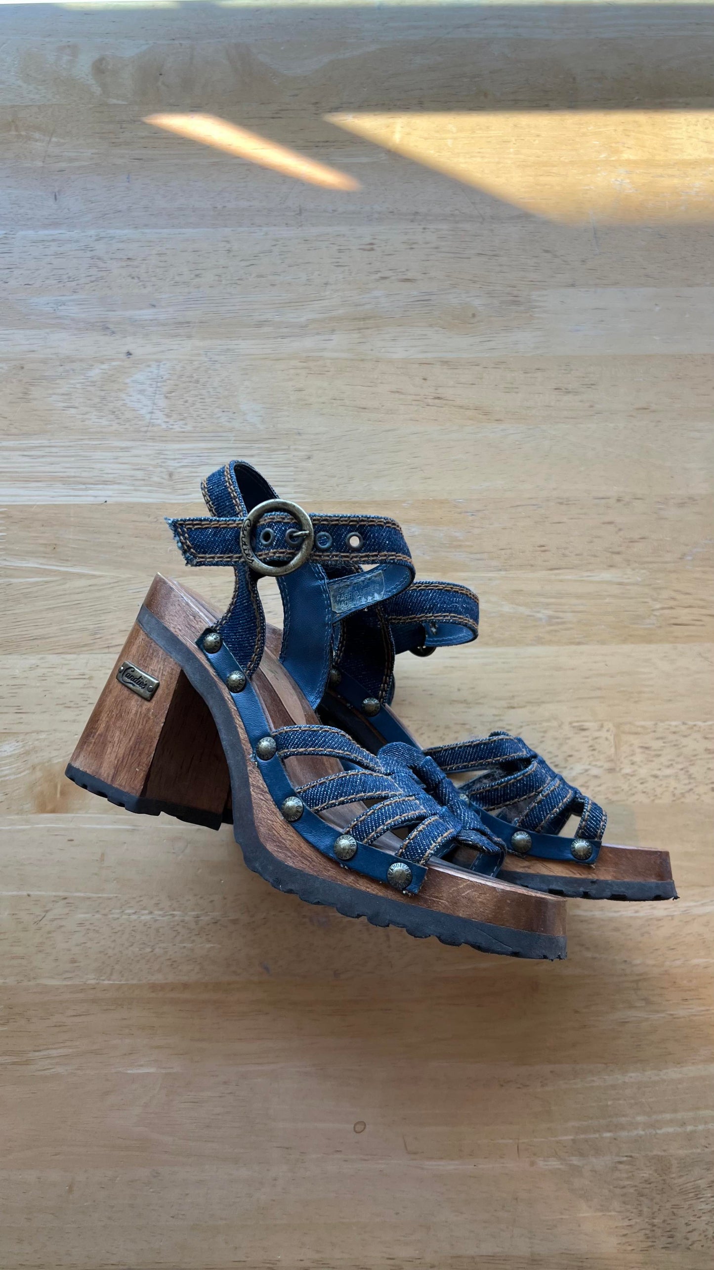 00s Denim Heels