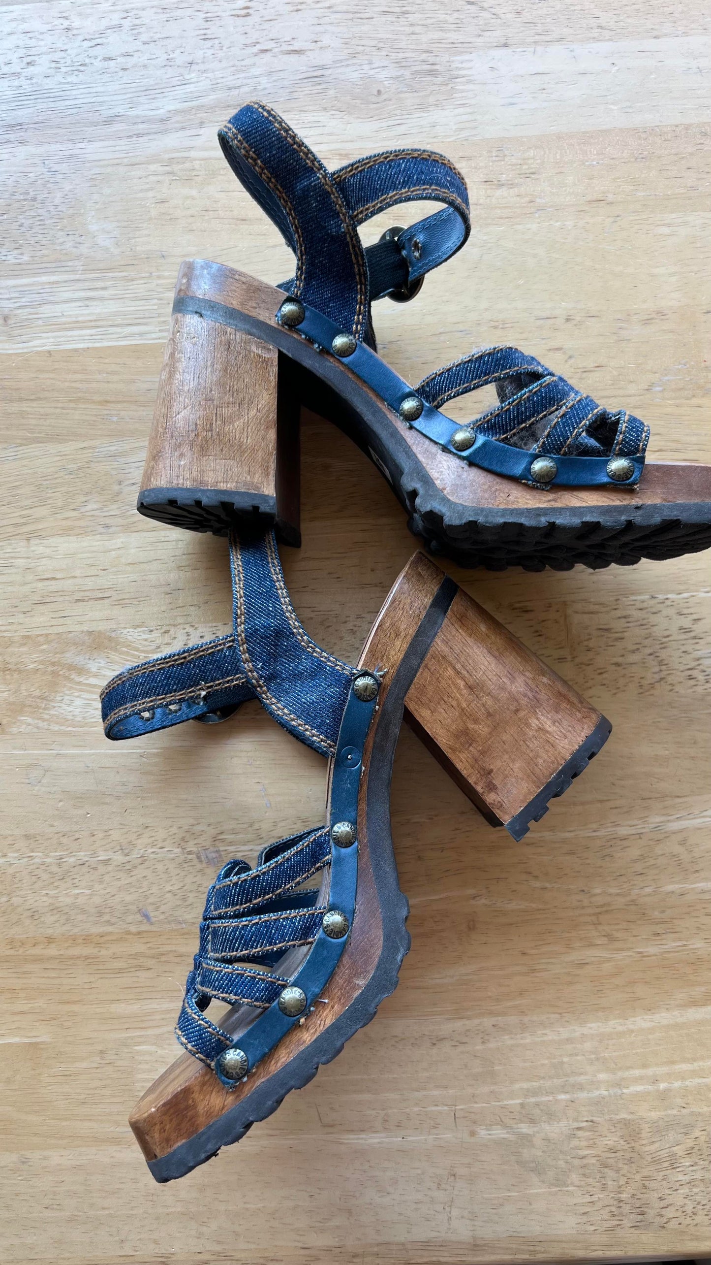 00s Denim Heels