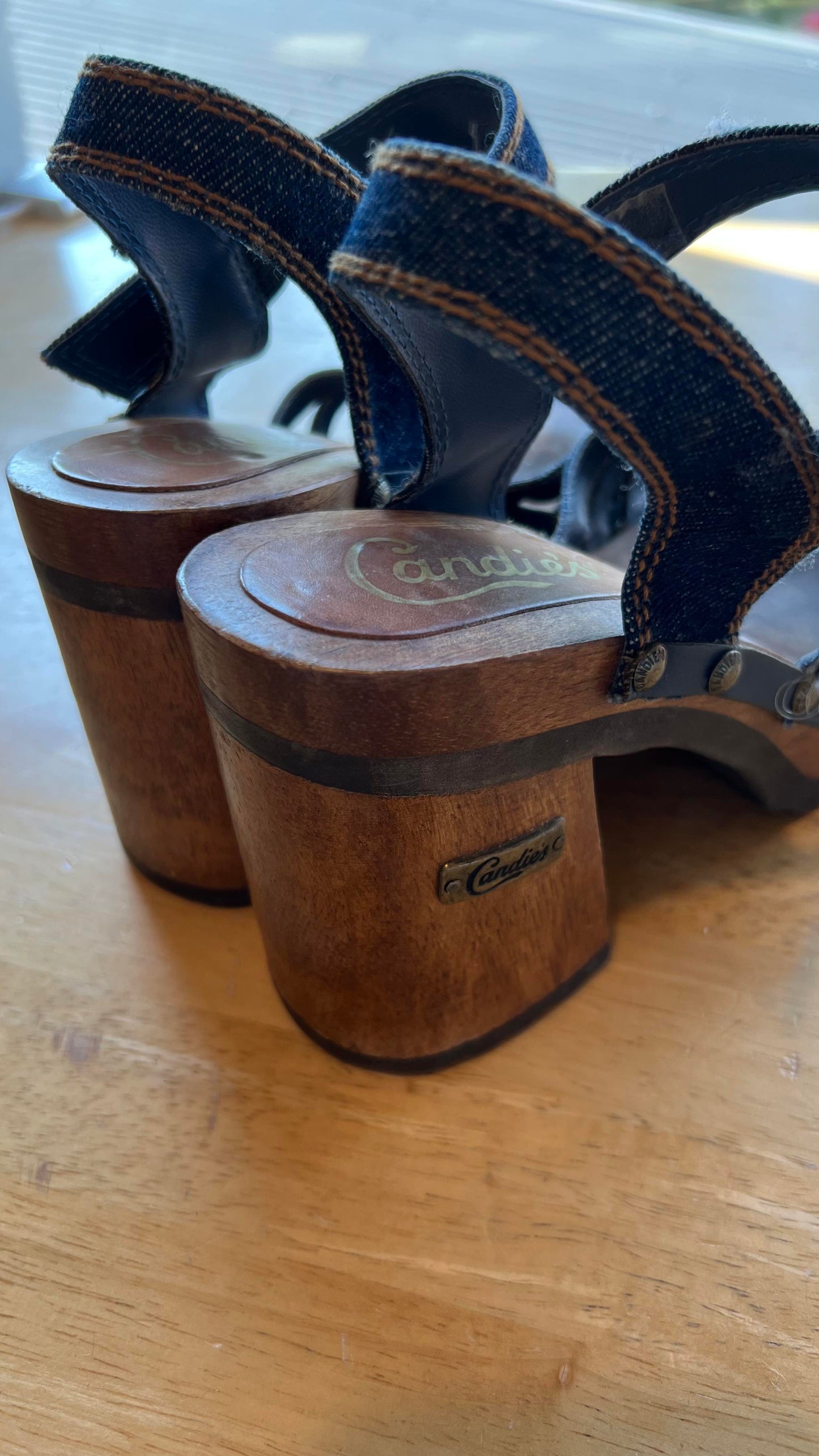 00s Denim Heels