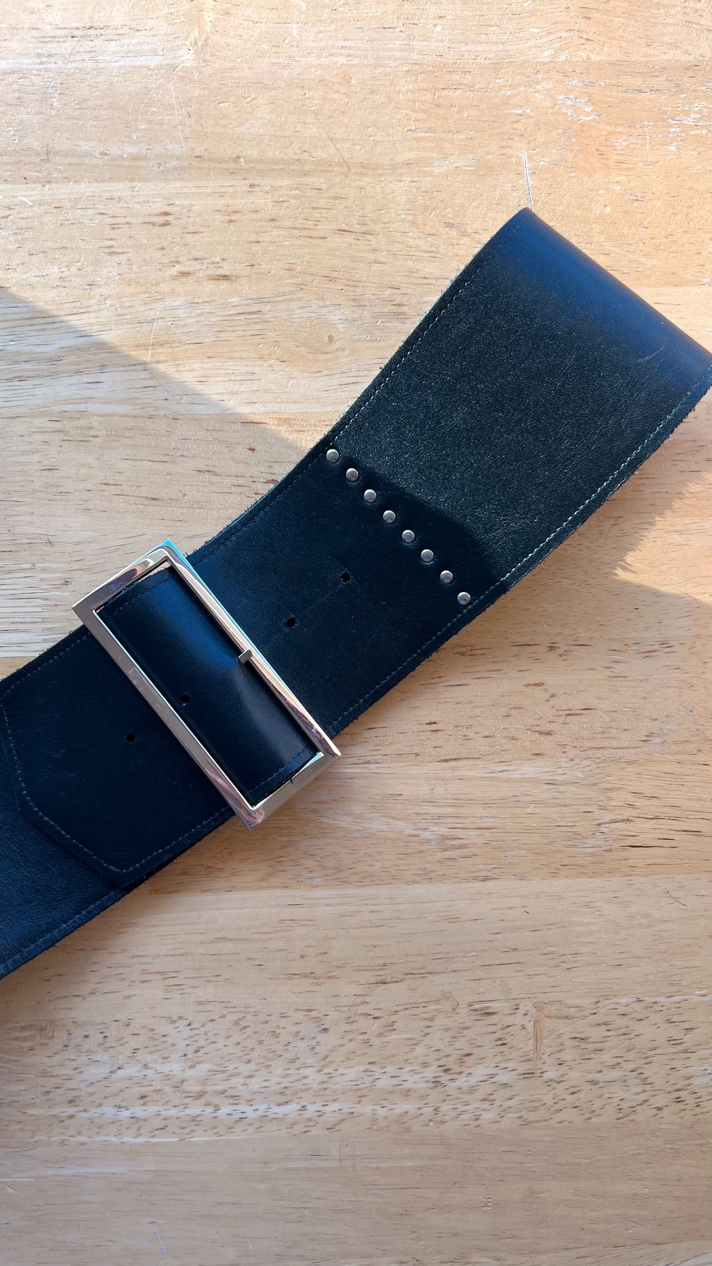 00s Chunky Leather Belt