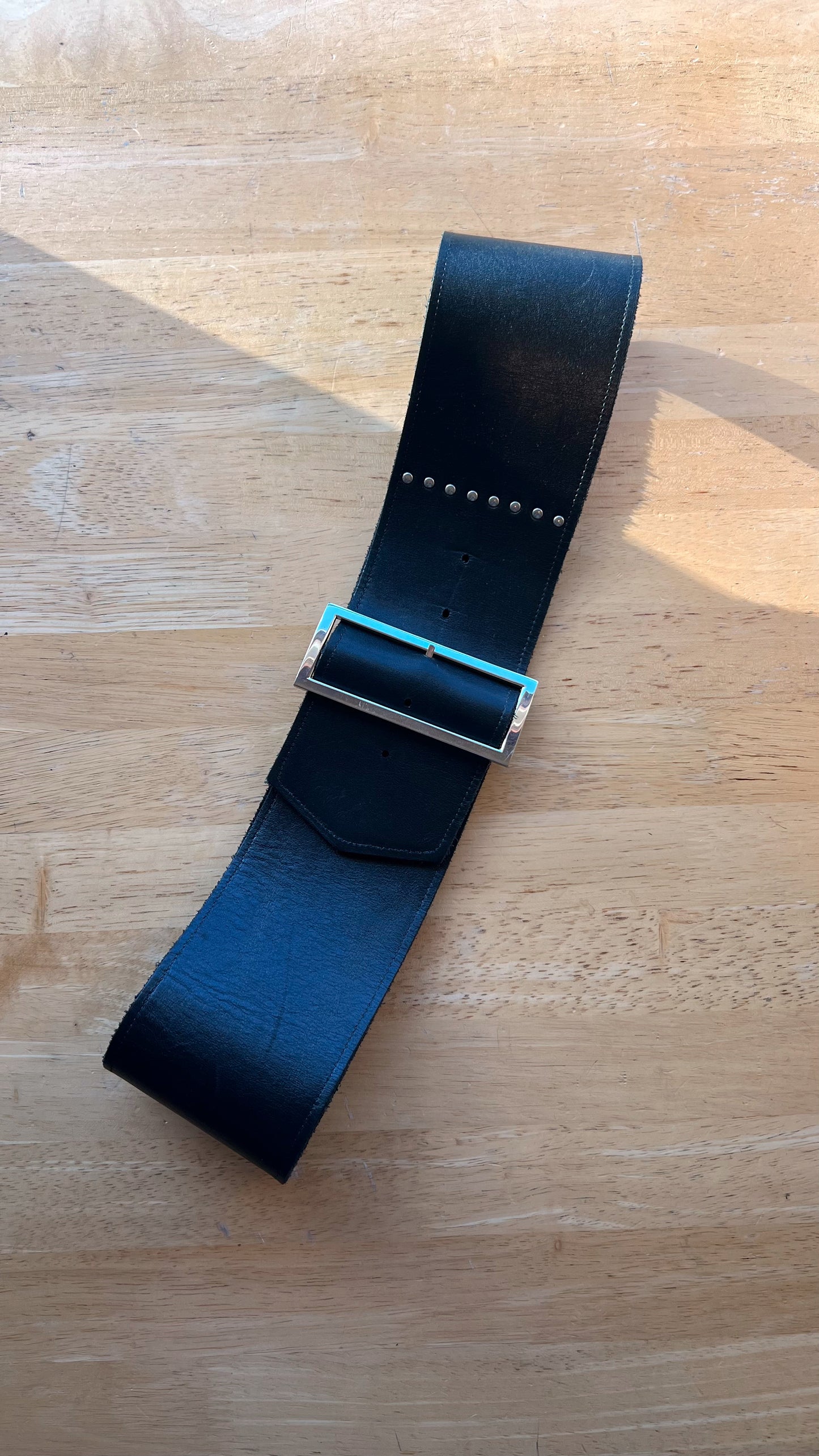00s Chunky Leather Belt