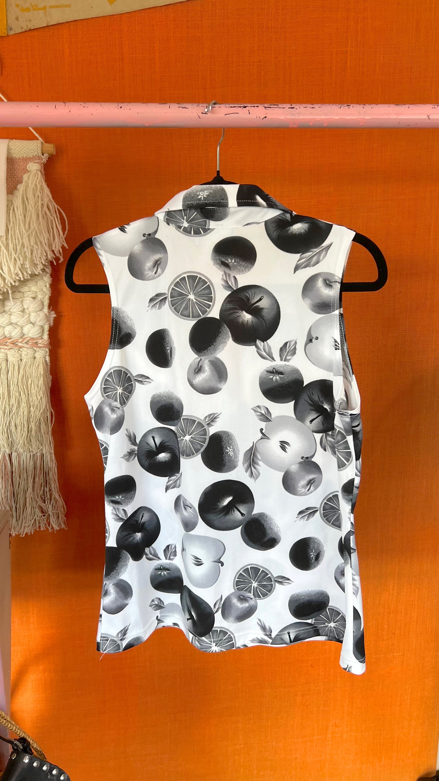 90s Fruit Pattern Top