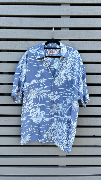90s Silk Hawaiian Shirt