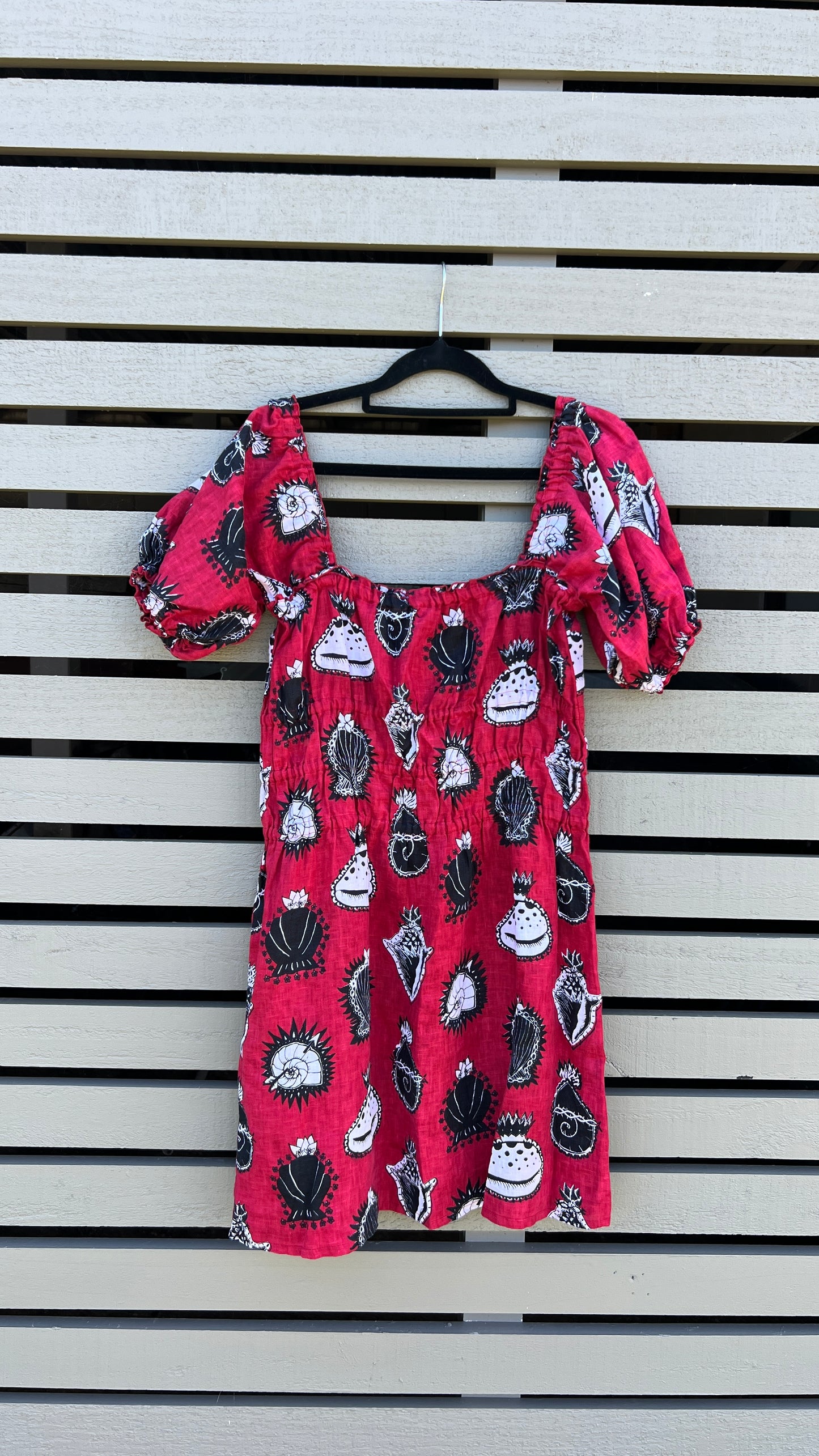 Lottie Hall Print Mini Dress