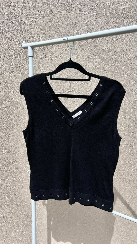 00s Grommet Knit Tank