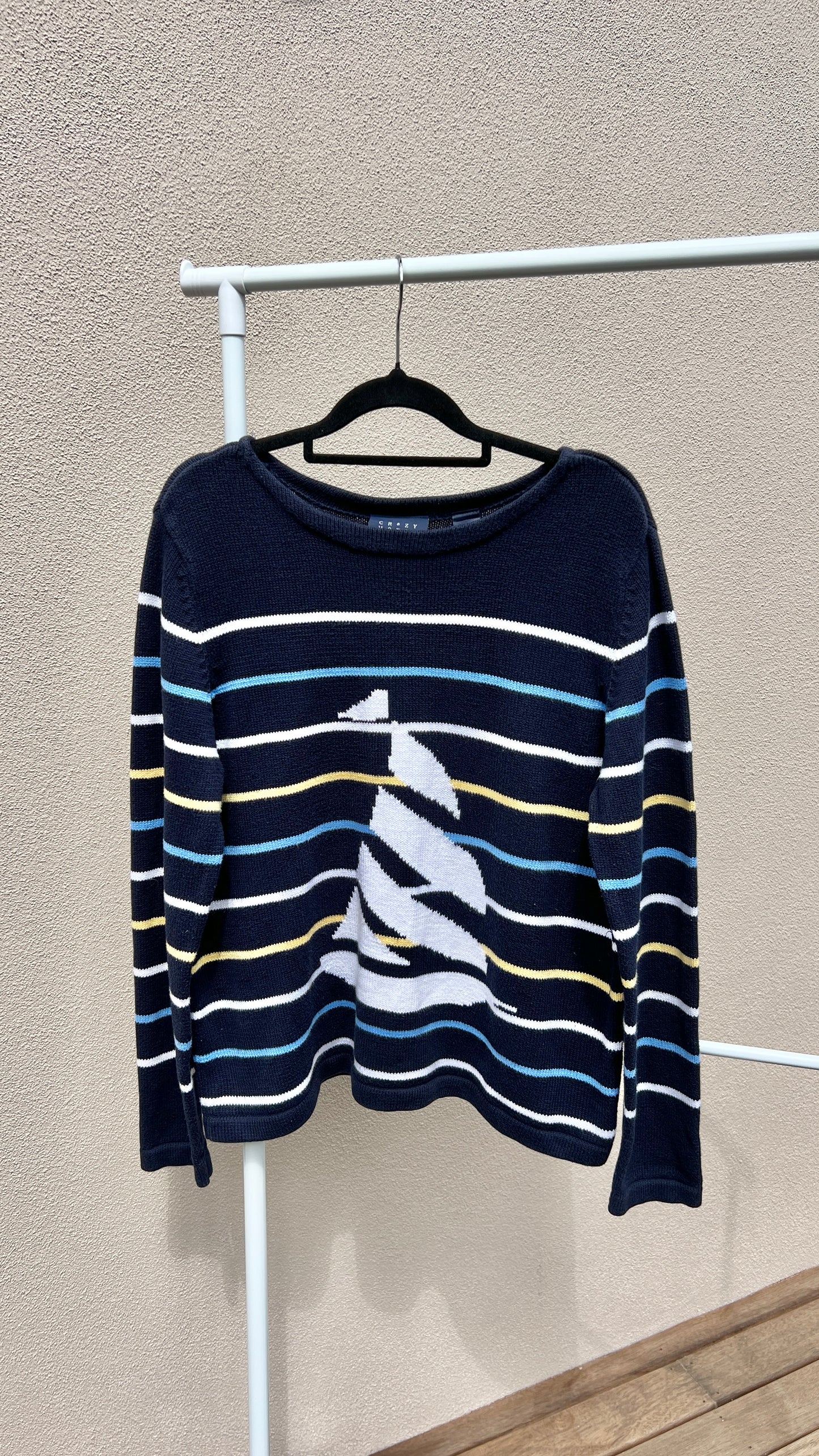 90s Yacht Cotton Jumper