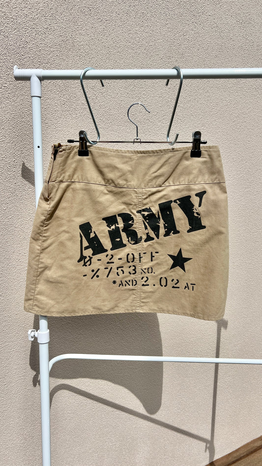 00s ARMY Pleat Skirt