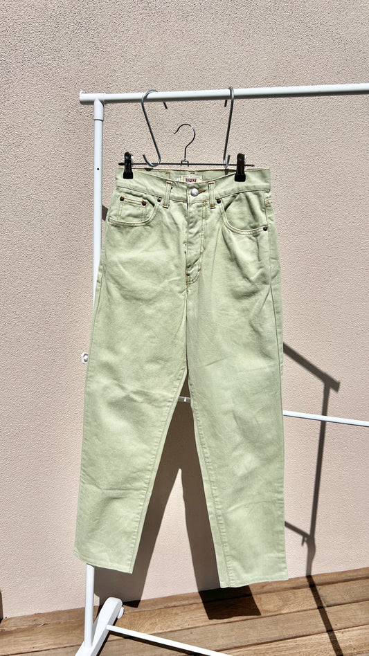 90s Lime Green Jeans