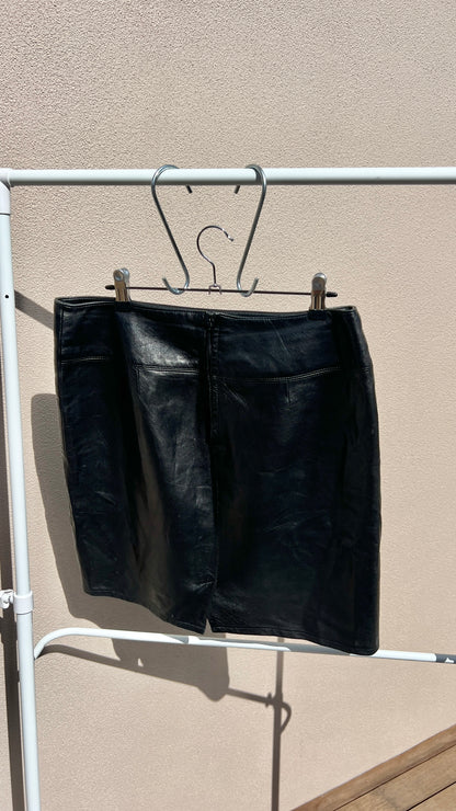 90s Danier Soft Leather Skirt