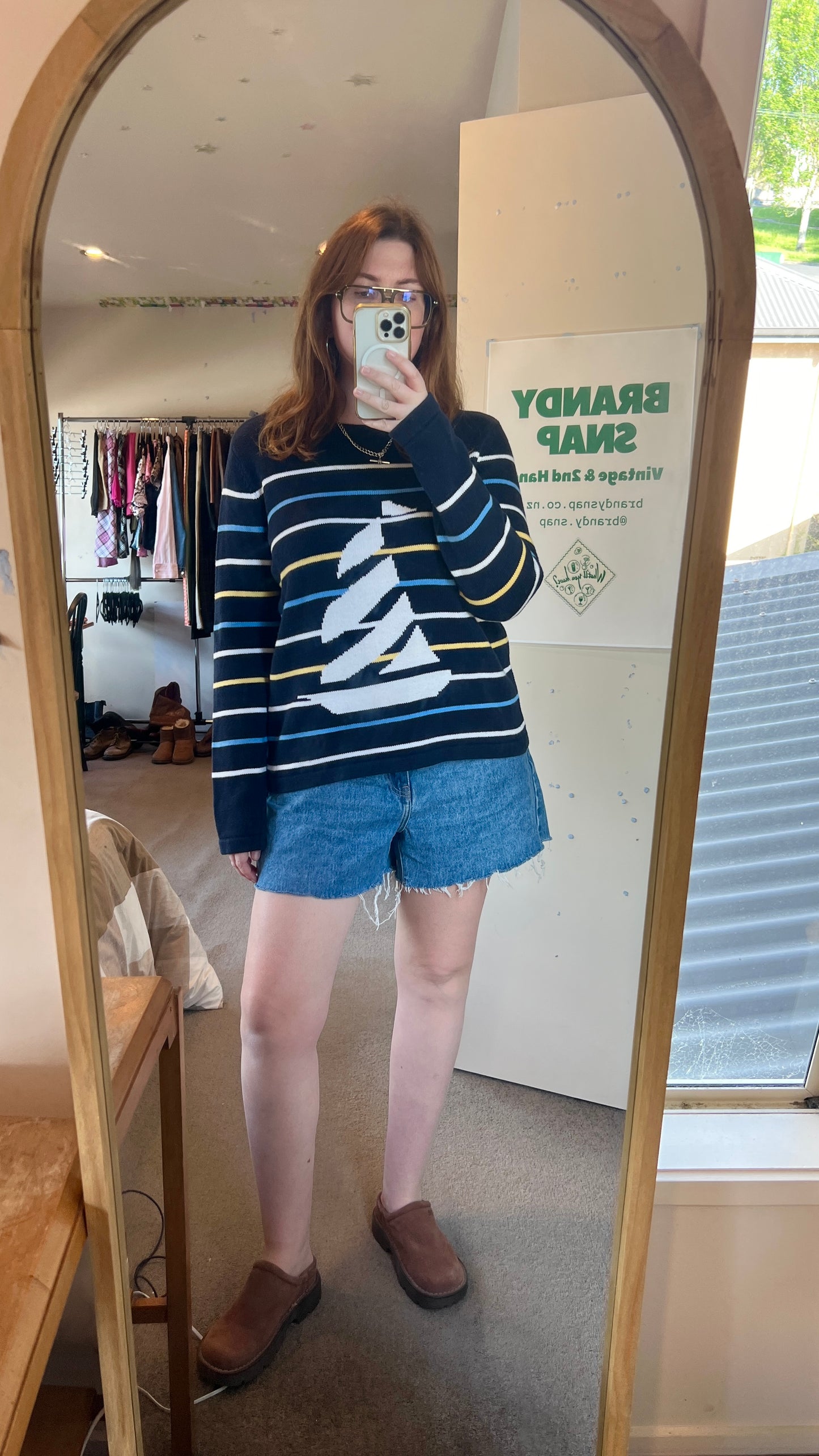 90s Yacht Cotton Jumper