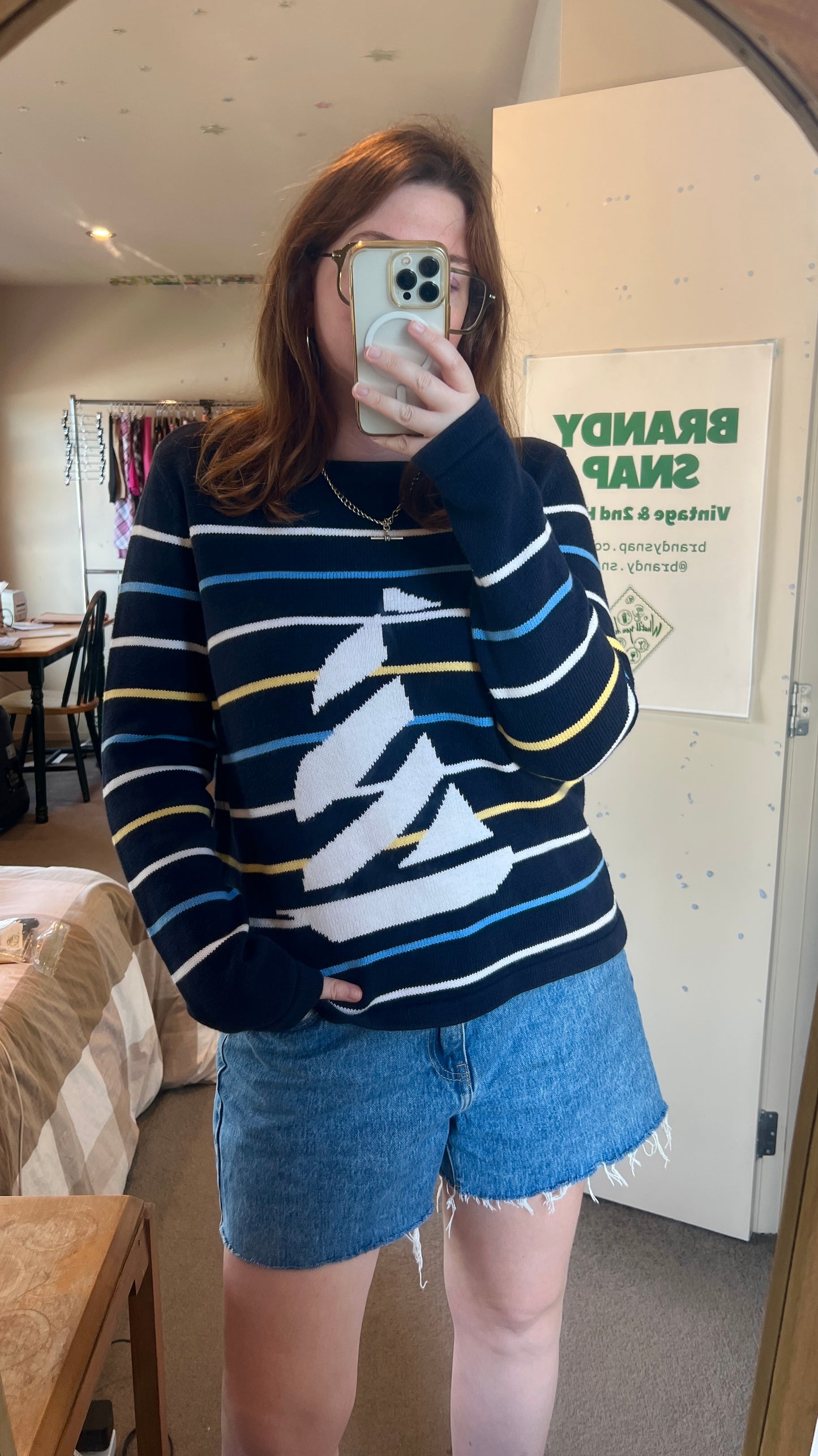 90s Yacht Cotton Jumper