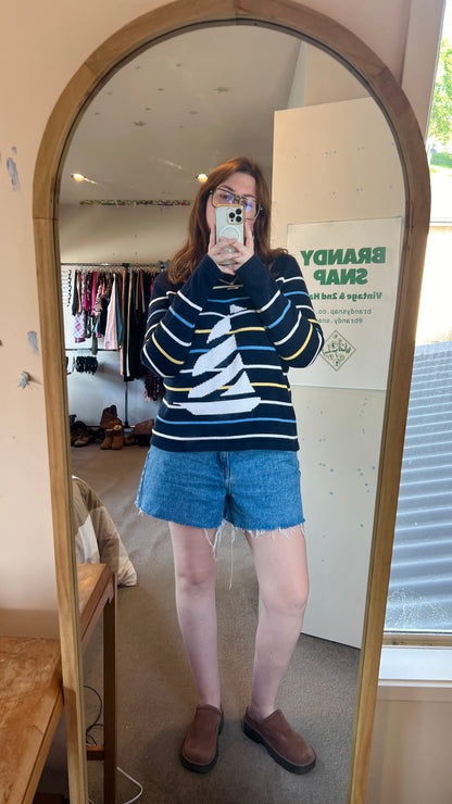 90s Yacht Cotton Jumper